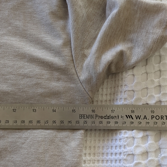 Sozy Shirt Mini Dress Small Tan Heathered Soft Comfy Short Sleeve Feminine - Picture 7 of 11